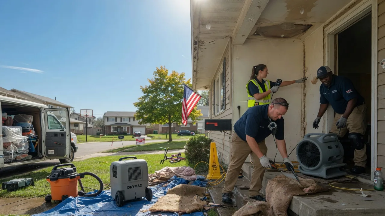 Water Damage Restoration in Belpre, KS near me